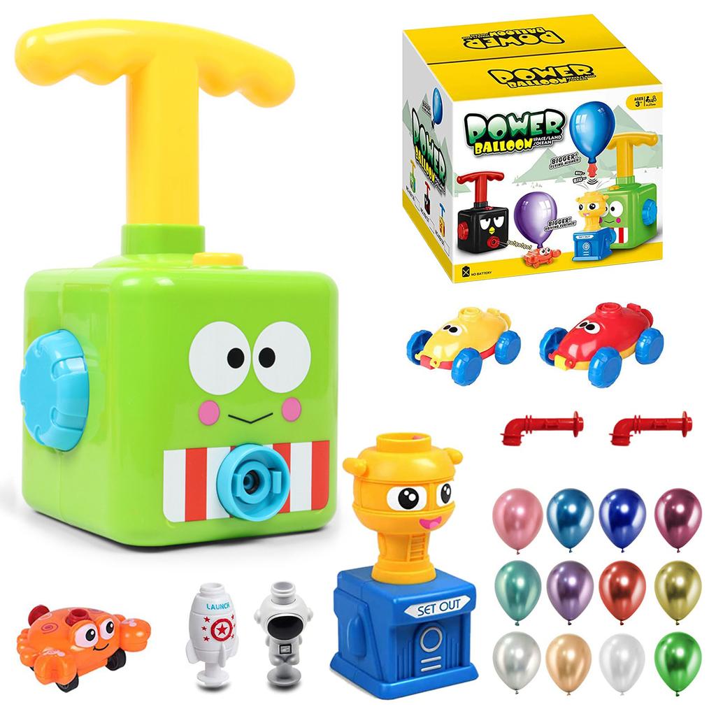Balloon Launcher Children's Car Toys With Pump Rocket Balloon Party Supplies Preschool Education Science Children's Toy Gifts