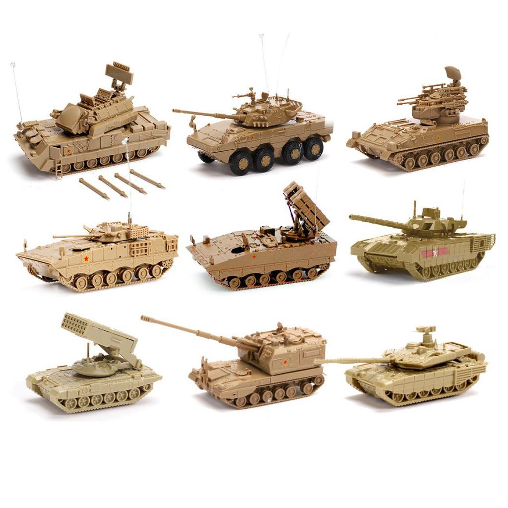 1/72 Военный Армейский Танк Самоходная Артиллерийская Установка Противотанковая Ракета Боевая Машина Пехоты Грузовик Сборка 4D Модель Пазл Игрушки
