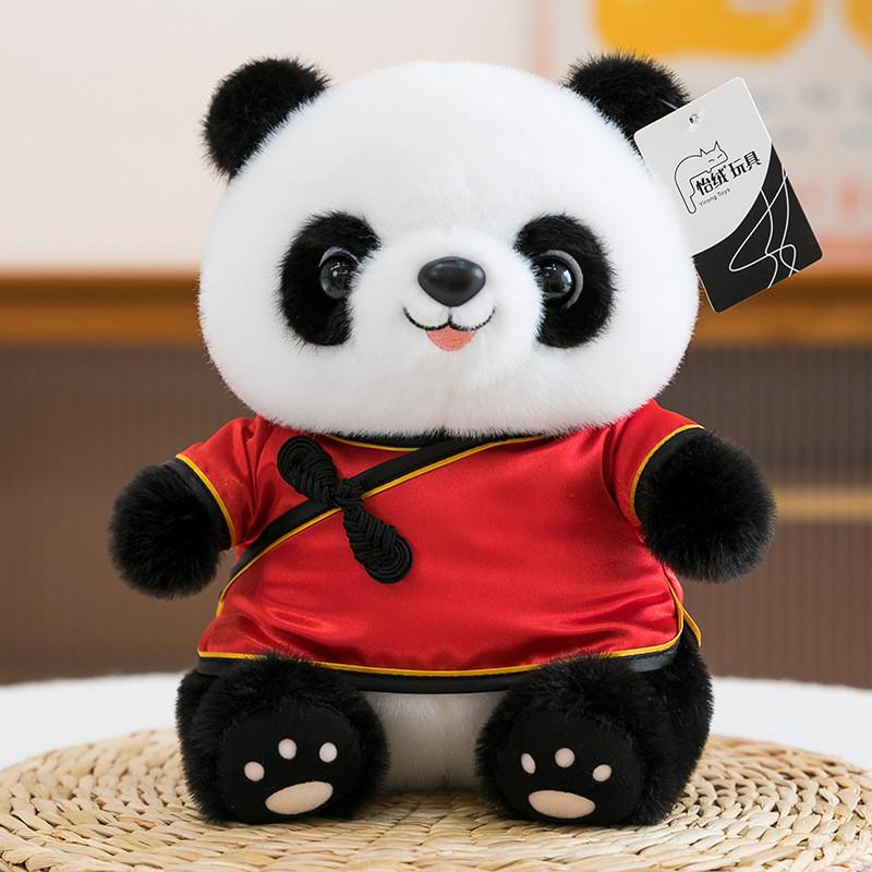 Panda Cartoon Plush Toy For Childrens Room Decor And Play