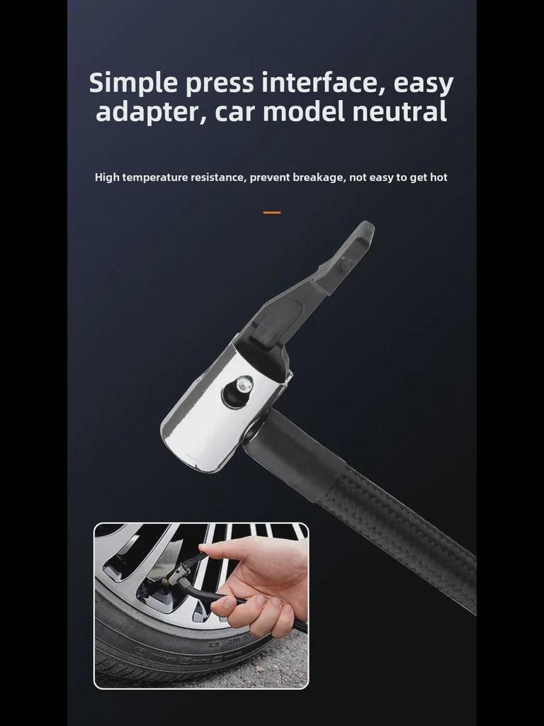 Мини портативный беспроводной цифровой автомобильный насос для накачки шин