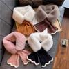 Women's Scarf Autumn and Winter Outdoor Warm Cross Neck Cover Scarf