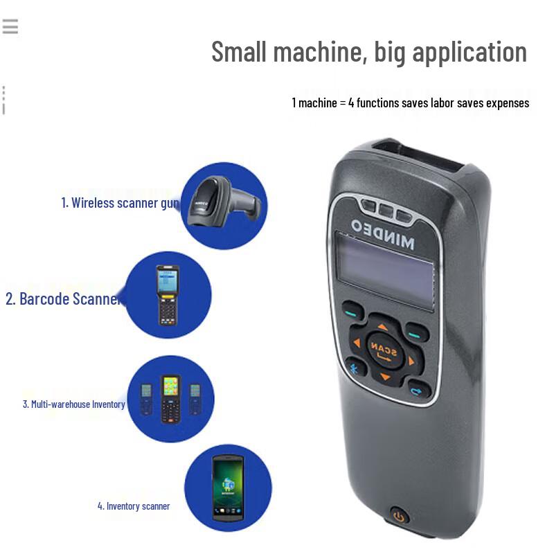 Mindeo MS3690 Wireless 1D Barcode Scanner