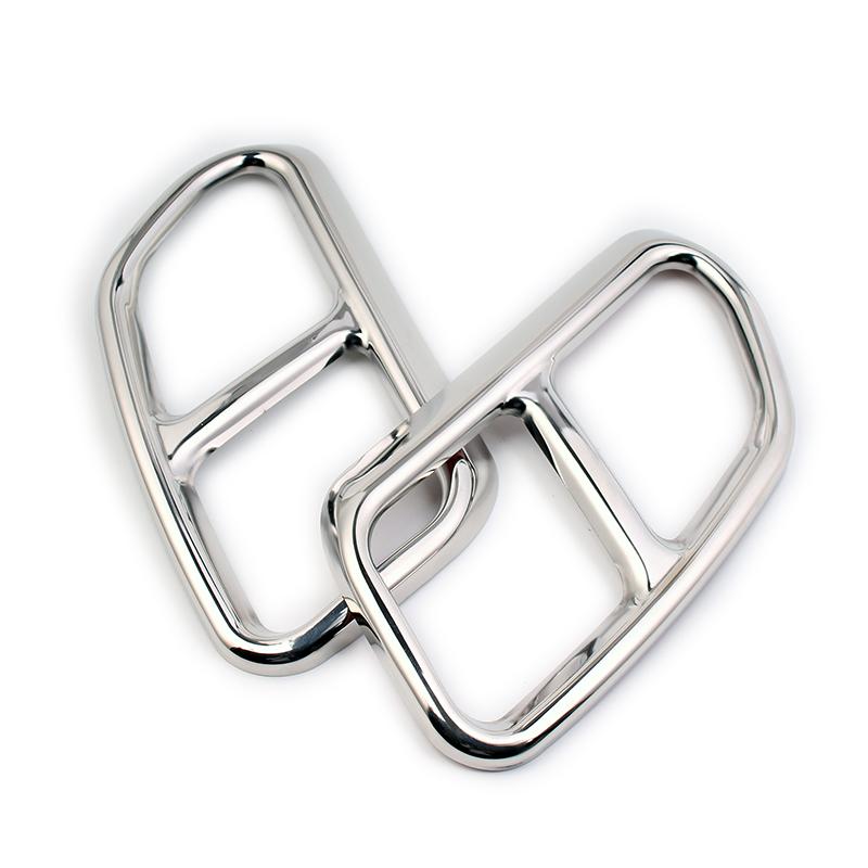 Для Volvo XC60 2014-2017 Стайлинг автомобиля Rline Tail Throat выхлопная труба выхлопная труба крышка глушителя автоаксессуары