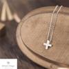 Silver 925 Cross-Shaped Necklace Mini Cross N