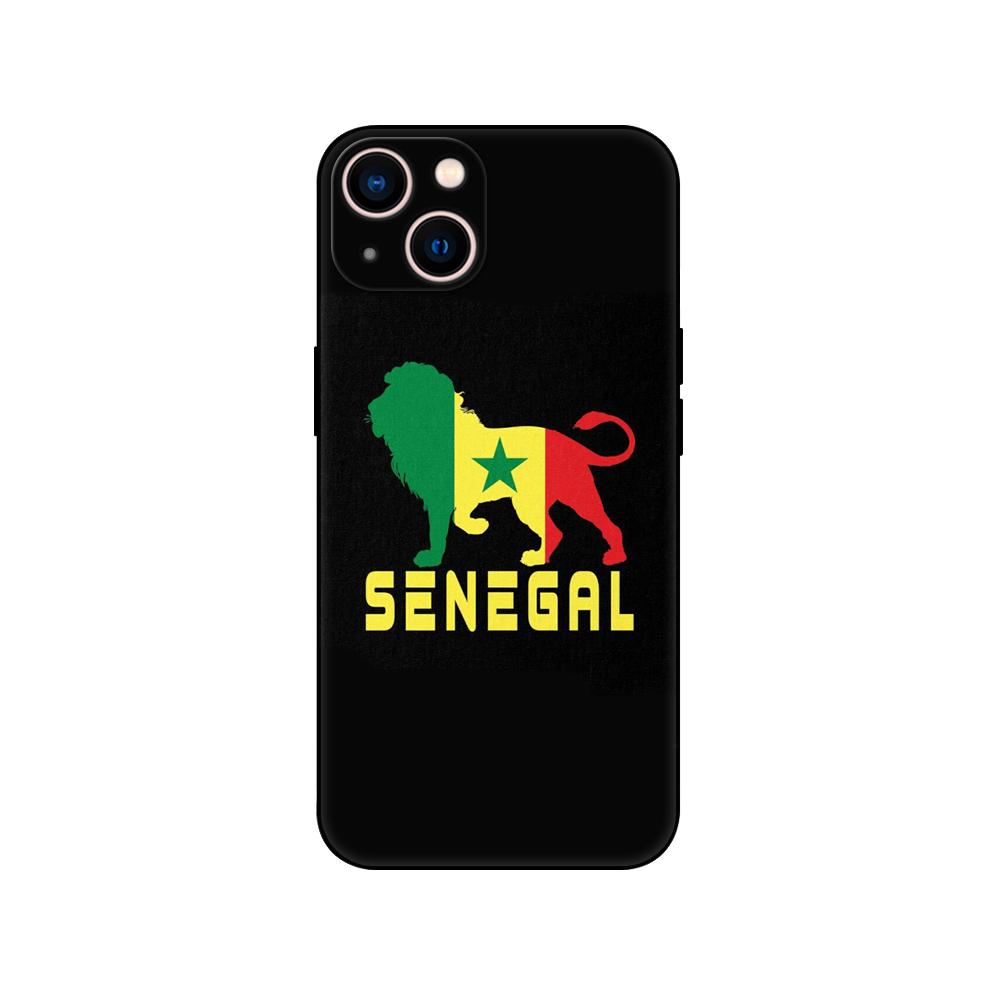 Black Tpu Case For Samsung Galaxy M53 M13 M62 A12 A22 A32 A42 A52 A72 4g 5g A20S Back Cover Senegal Flag