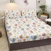 3-Piece Bed Set With A Cute Teddy Bear, Comes With 2 Pillowcases, Suitable For Living Room And Bedroom (Toy, Unique Gift)