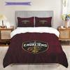 Cleveland Cavaliers Bold Emblem Three-piece set(1 * duvet cover + 2 * pillowcase, without core) Soft and comfortable Duvet cover and pillowcase