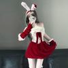 Jin Xiao Lingerie Рождественский Набор Девушка-Кролик Золотой Бархат