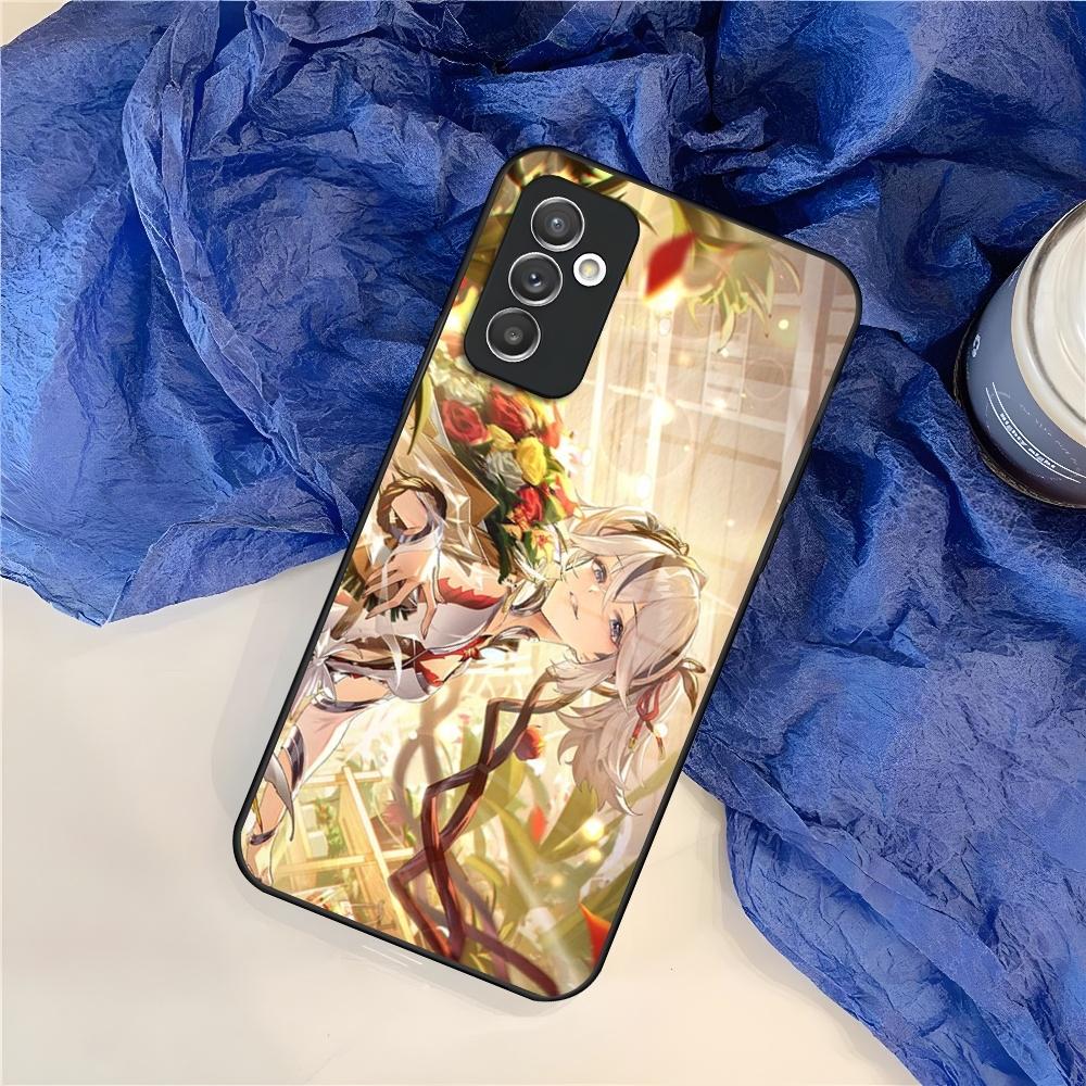 Чехол для телефона Wuthering Waves для Samsung S25 S24 S30 S21 S23 S20 S22 Fe S10 E S9 Note 20 Pro Ultra Plus стеклянная крышка