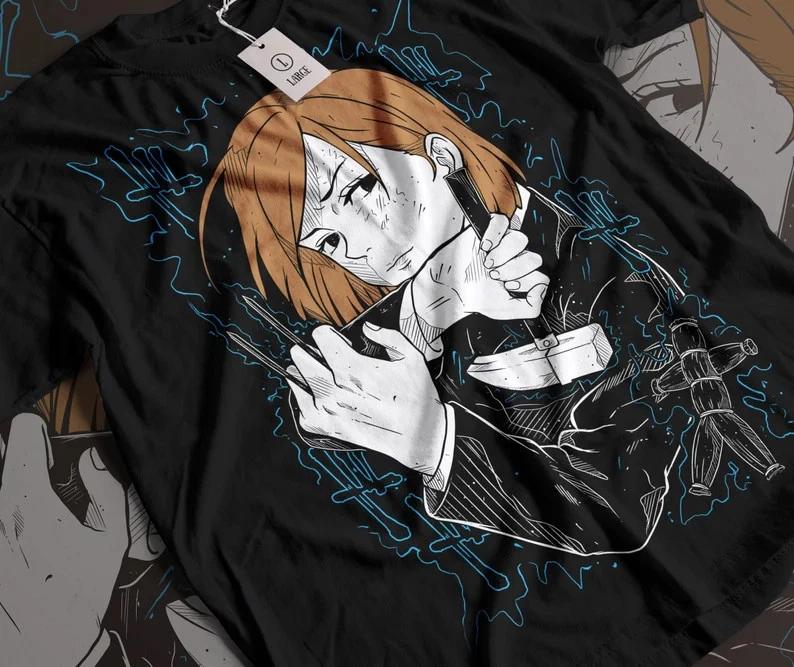 Anime Jjk Kugisagi Black T Shirt Unisex Style