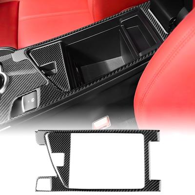 Car Storage Box Armrest Box Panel Frame Decoration Sticker Carbon FIber For For Alfa Romeo Giulia 2015-2019 Auto Accessories
