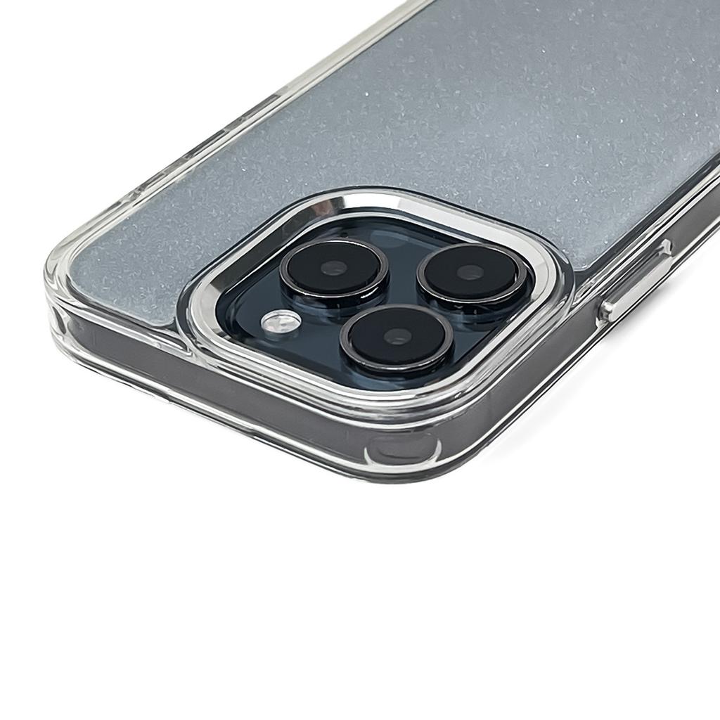 Glitter Clear Protective Case for iPhone 16 Pro by Hurtel