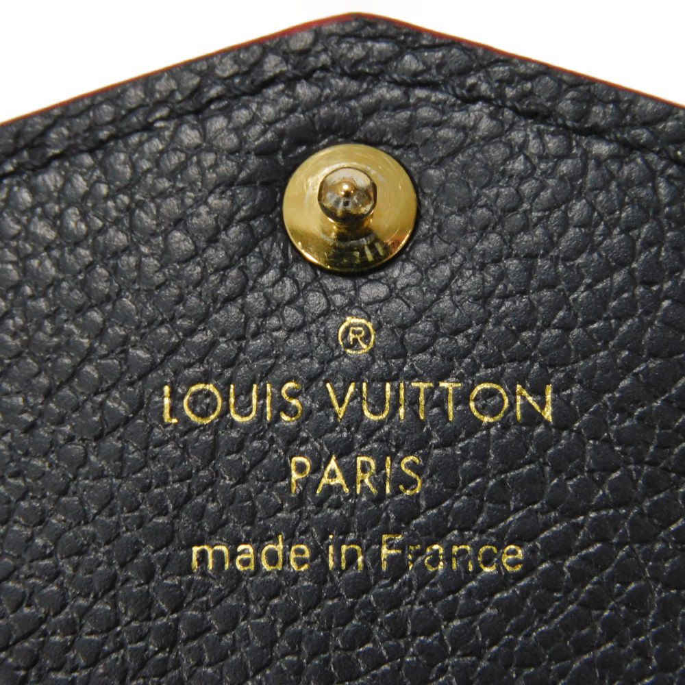 Б/у 12564 Pochette Cle M62017 7943 Брелок Компактный кошелек RFID Monogram Empreinte Морской Красный Унисекс из Японии