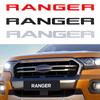 Для Ranger 2015-2021 Решетка Радиатора Верхний Логотип Буквы Решетки RANGER 3D Эмблема Оригинальный Размер ABS Наклейка С Клеем Хромированный Стайлинг