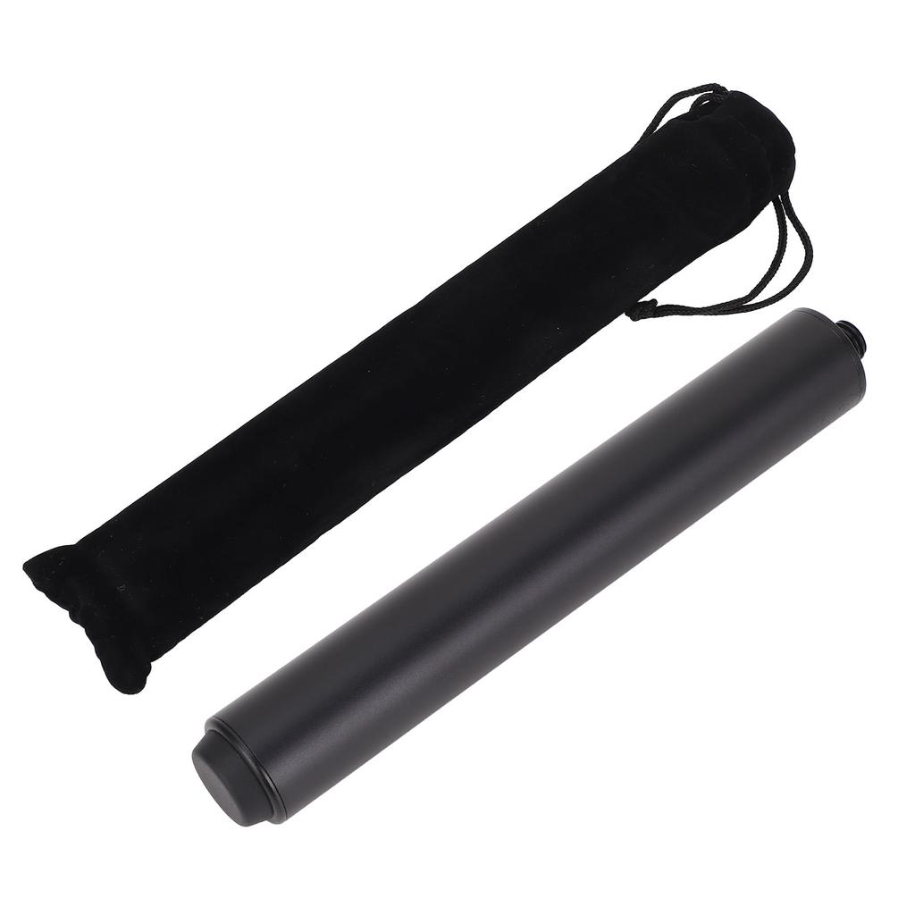 8 Inch Pool Cue Extension Aluminum Billiards Pool Cue Stick Extender with Rubber Bumper Snooker