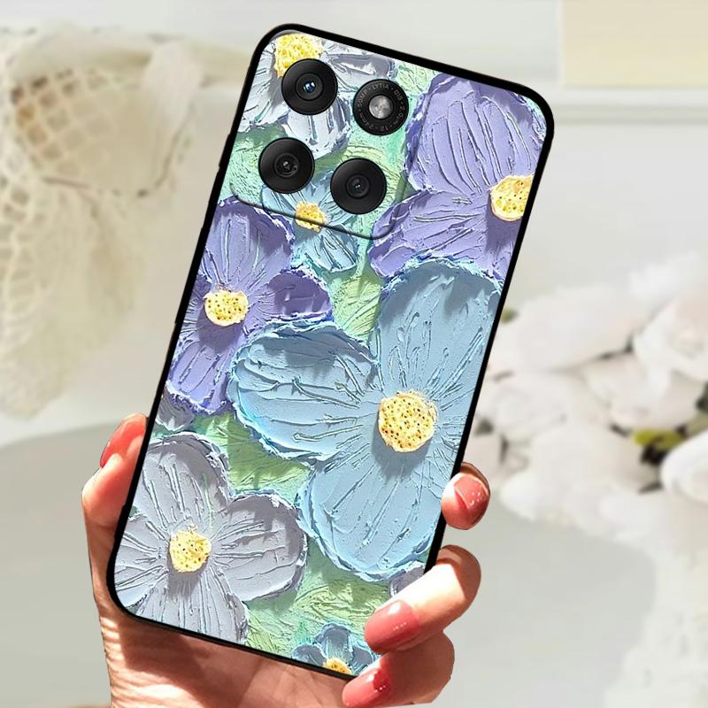 Модные чехлы для Motorola Edge 60 Fusion 5G, противоударный бампер, мягкая крышка для телефона для Moto Edge60 Fusion, силиконовый защитный чехол