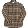 Shirts Men's Brown Lapel Moderate Shirt 80842951