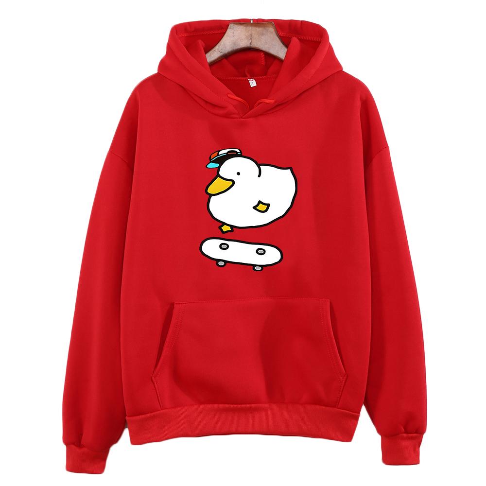 Толстовка с капюшоном Shuba Duck в стиле аниме Hololive, зимняя женская осенняя толстовка унисекс, Harajuku Sudaderas, корейские модные пуловеры с графическим принтом