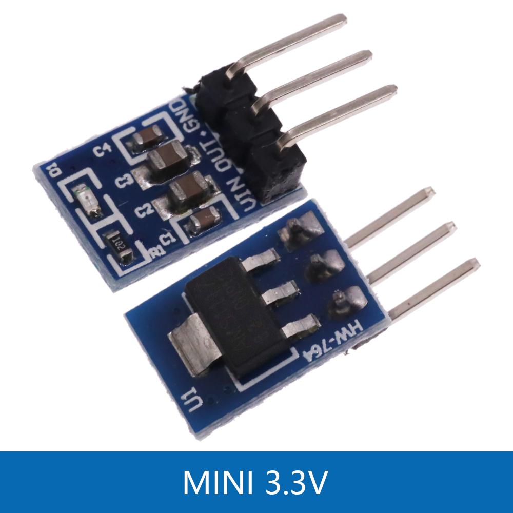 MINI 1117 5В на 3,3В Для DC-DC Понижающий Стабилизатор Модуль LDO 800 мА AMS1117-3.3В/5.0В
