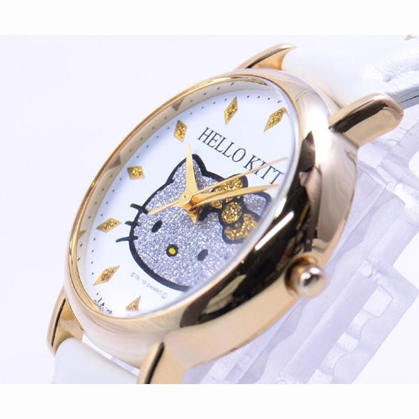 Citizen Женщины 0009N003 ( Смотреть Q&Q Hello Kitty Смотреть) Круглые часы из белой латуни, аналоговые