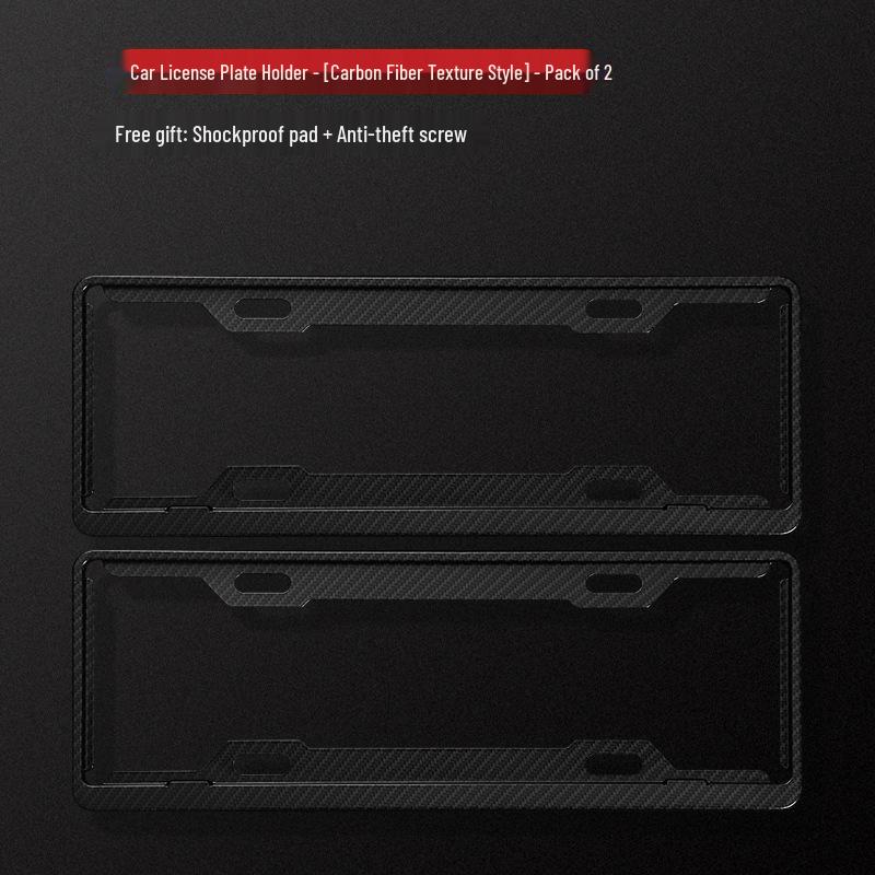 Рамка номерного знака из углеродного волокна для BMW X1, X2, X3, X4, X5, 1 серии, 3 серии, 5 серии