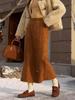 Mishow Женская длинная юбка, новинка 2024 года, однотонные повседневные модные универсальные элегантные юбки с высокой талией MXC59B0155