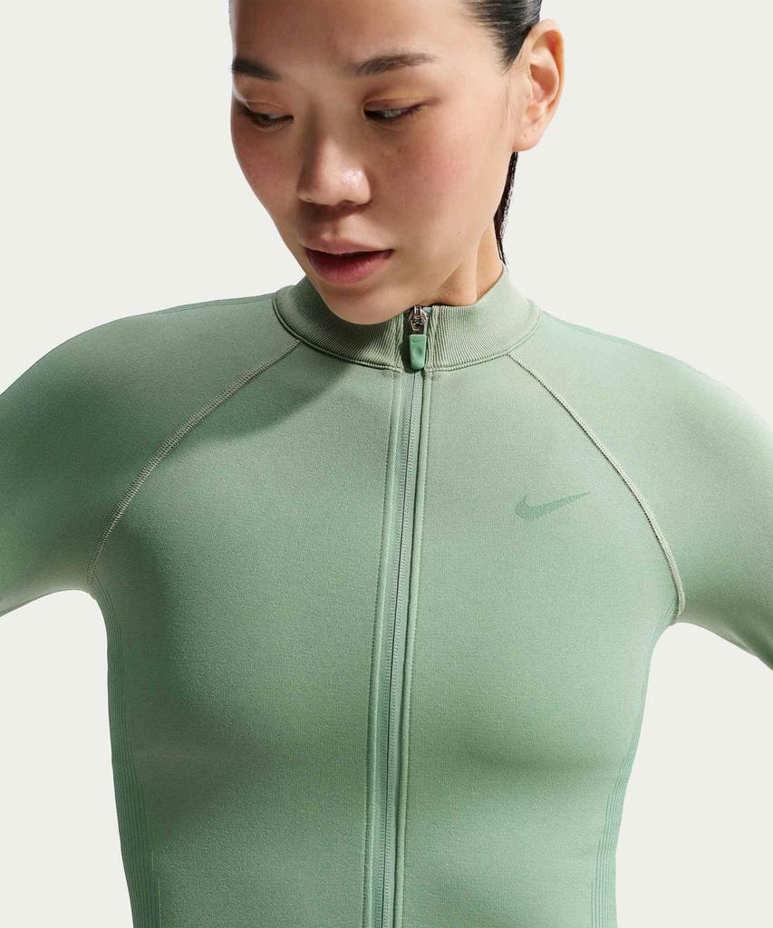 Nike Женский тренировочный топ на молнии Pro - Steam / Io4467-006