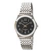 [Klefa] Analog Men's Watch Waterproof Metal Band Silver TE-AM150-BKS