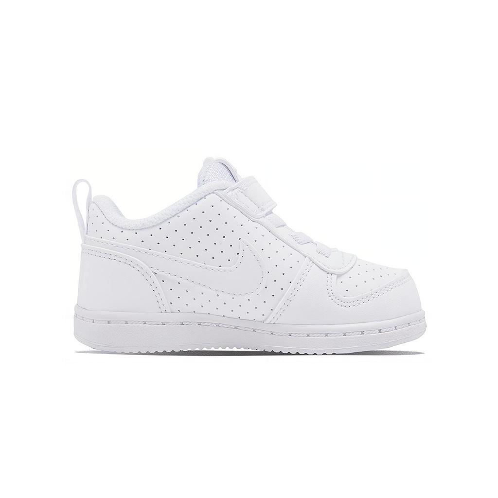 Nike Court Borough Abrasion Resistant Mid top Toddler Shoes White Infant And Toddler AV3172-100