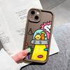 For Huawei P50 Pro P40 Lite Honor 8X 9X X9 Tecno Spark Go Infinix Smart 8 Vivo V29 V30 Y02 Y16 Soft Silicone Square Cartoon Spaceship Shockproof Case