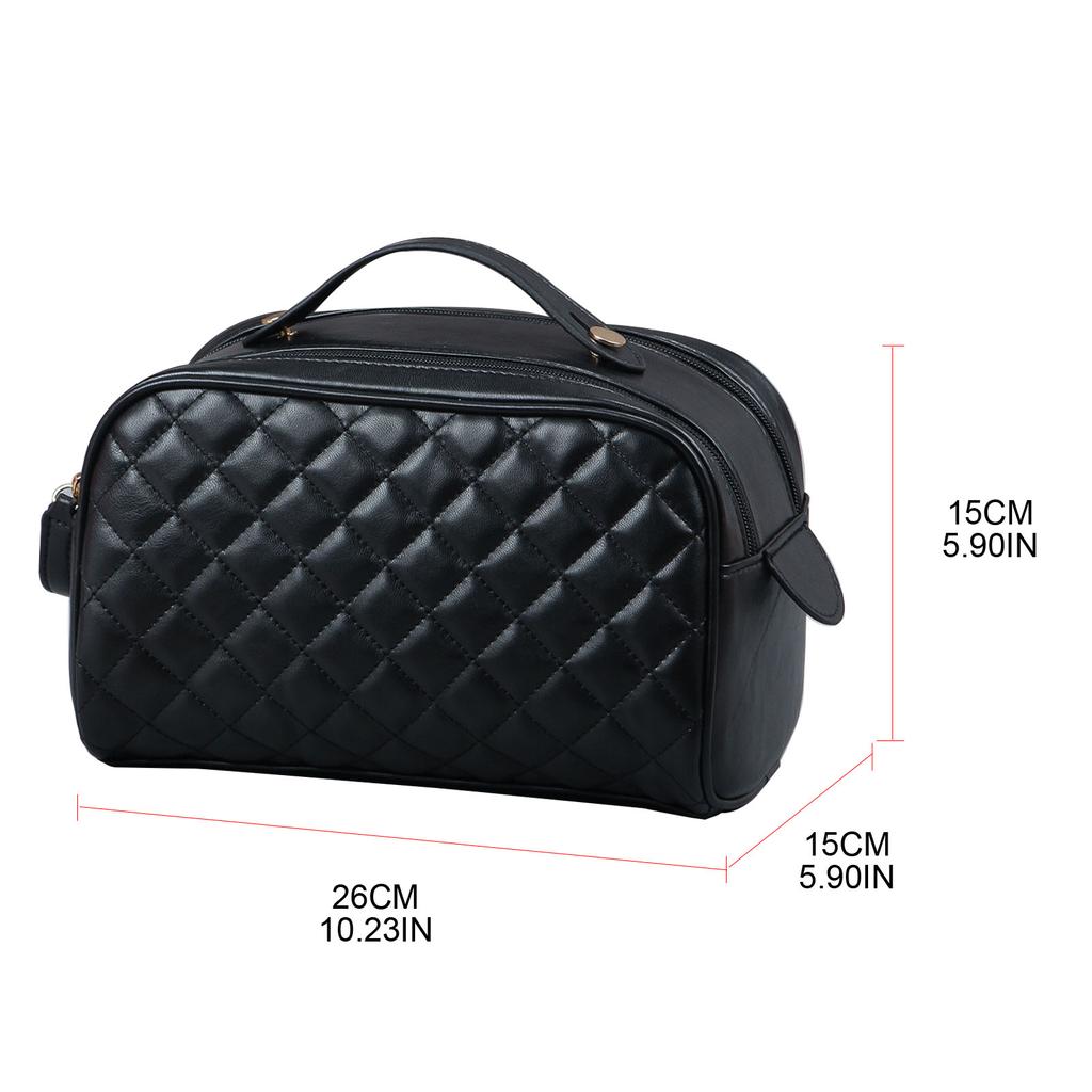 Большая вместимость дорожных косметичек, переносные косметички из искусственной кожи, многофункциональная сумка для хранения для женщин и девочек