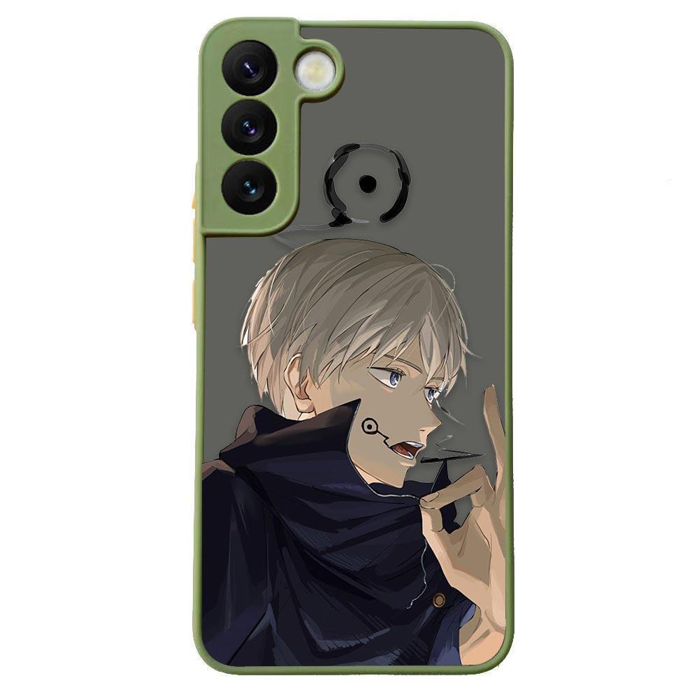 Jujutsu Kaisen Anime Shockproof Matte Case For Samsung Galaxy S22 Ultra S21 S20 FE S10 S9 S8 S10E Lite Plus 5G Shell Funda Cover