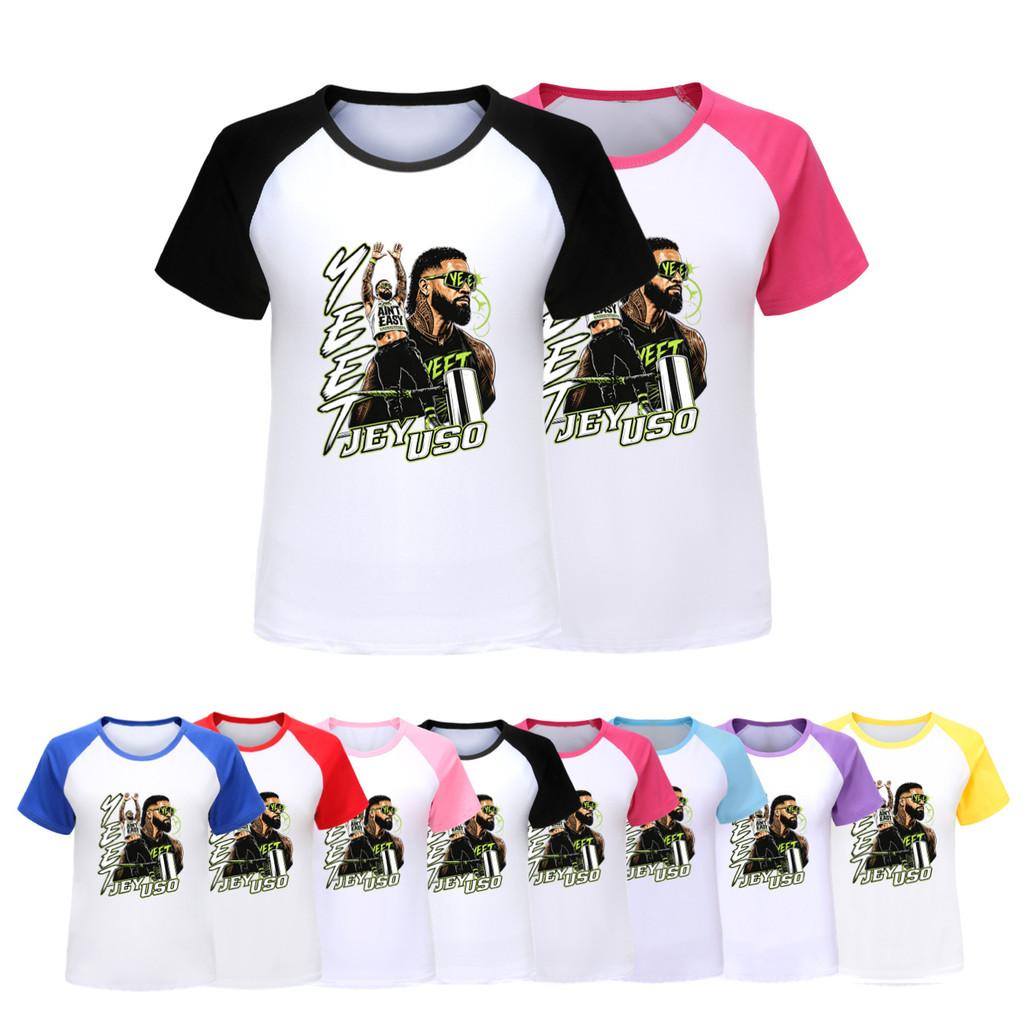 5897 Kids Boys Girls Yeet Raglan Sleeves T-Shirt
