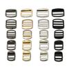 5pcs Metal Slider Adjust Buckles 20/25/32mm Bag Garment Metal Ladder Lock  DIY Backpack Straps