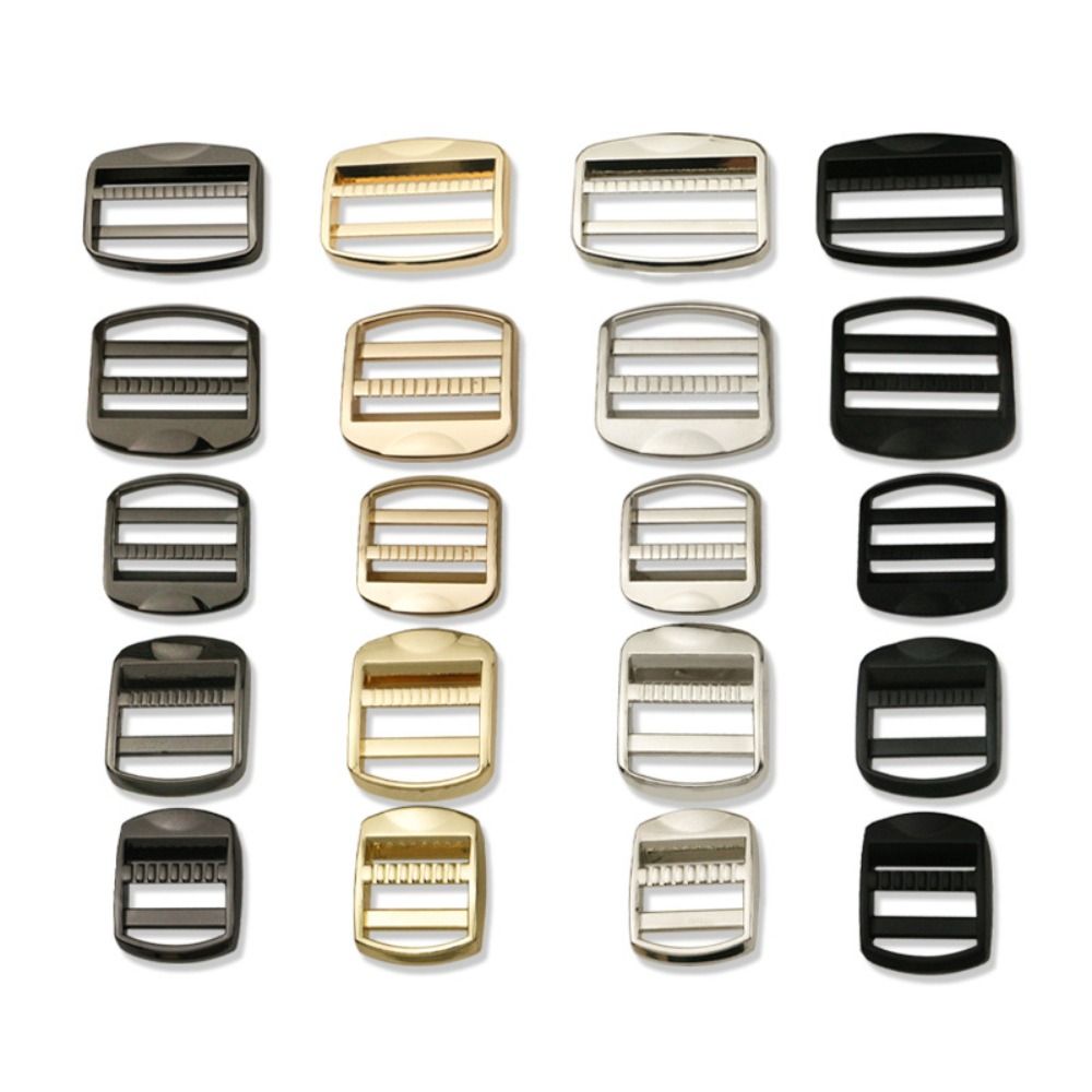 5pcs 20/25/32mm Metal Ladder Lock Metal Belt Buckles New Webbing Accessories DIY Backpack Straps