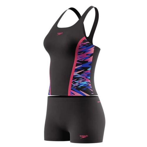 Speedo Womens/Ladies Hyperboom Splice Tankini Set