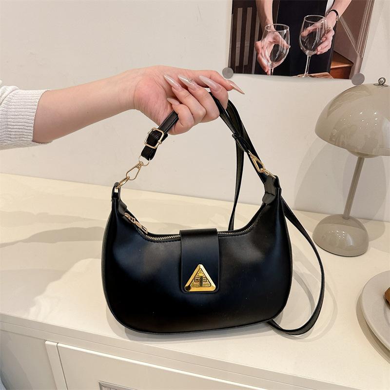 Премиальная текстура ретро маленькая женская сумка новая сумка сумка-полумесяц универсальная повседневная модная сумка через плечо подмышку