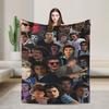 Steve Harrington Soft Blanket  Girls Boys Plush Throw Blanket Street Trend Living Room Flannel Bedspread Sofa Bed Cover
