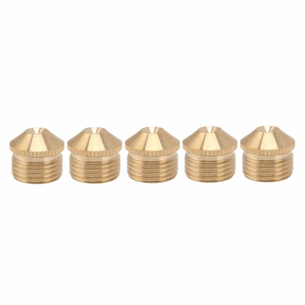 5PCS Fine Mist Misting Nozzles Gold Garden Cooling System Nozzles Fog Nozzles  Dust Reduction Use