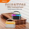 Recci Phantom Portable Bluetooth Speaker with TF Card & LED Lights