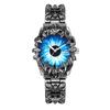 AAA Devil Punk Blue Eye Quartz Watch Men Alabaster Industries Demon Claw Y2K Men's Watch Unique Creative Men Hot Medieval Clock