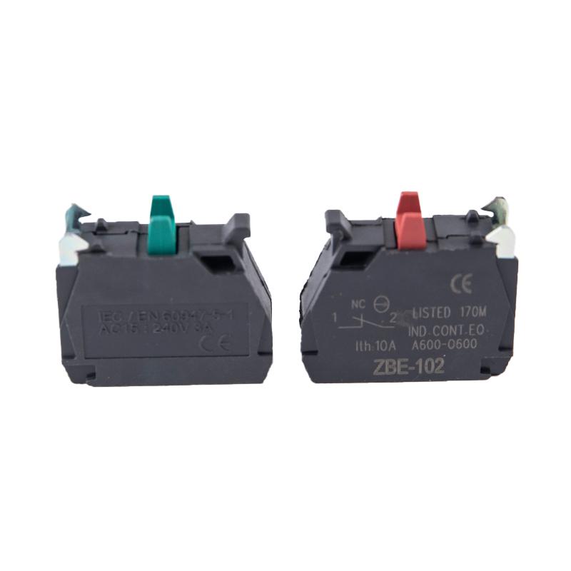 Button Switch Contact Block Base Zbe-101 No / Zbe-102 Nc For Xb4/Xb5