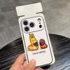 Мультяшный чехол для телефона L-Larvas для iPhone 17 Air 16 E Pro Max 15 14 13 Mini 12 Pro 11 Max Plus Черный Мягкий корпус