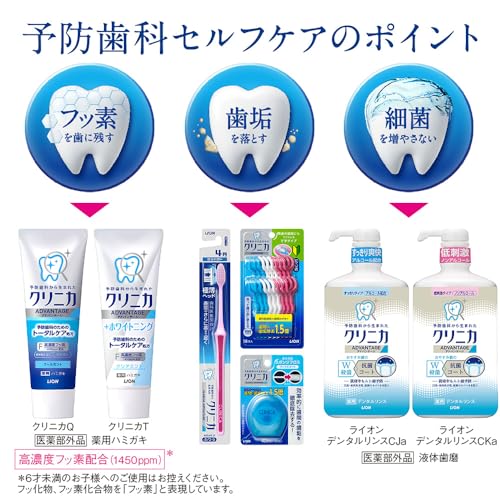 Clinica Advantage Smooth Slim Floss 40m x 4 pieces (*Color cannot be selected)