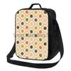Orla Kiely красочный листовой узор портативная сумка для ланча многоразовая термосумка Bento с регулируемым ремешком для работы пикника путешествия