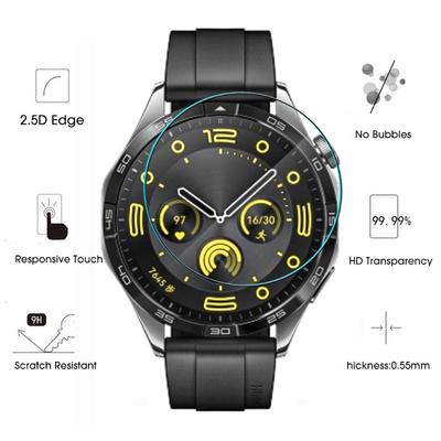 1/5 шт. прочное закаленное стекло для Huawei Watch GT 4 защитная пленка для экрана 41 мм 46 мм, удобная защитная пленка для GT4 GT 4