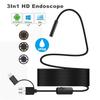 2M 8Mm 8 Adjustable Led Usb Endoscope Inspection Camera Semi-Rigid Type 1200P Hd Borescope 3In1 Waterproof Ip68