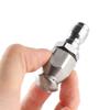 Spray Stainless Steel Sewer Cleaner Pipe Dredging Pressure Drain Washer Nozzle 1/4inch Thread