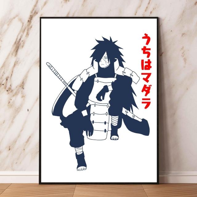 Популярный аниме-постер Наруто Неха Литачи, декоративная живопись, украшение, изображение персонажа из мультфильма