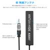 Car Hidden Antenna Car Aerial Antenna FM Radio Amplified Super Slim Hidden Mount On Glass Screen Roof Waterproof
